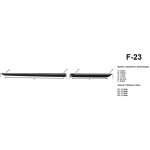 Rider Boční lišty na dveře Seat Altea XL 2006-2015 F23 – Hledejceny.cz