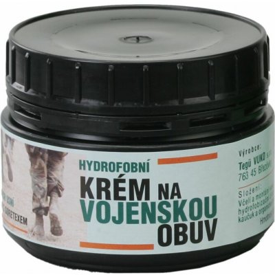 Hydrofóbní krém na vojenskou obuv černý – Zboží Dáma