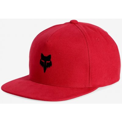 Fox Fox Head Snapback Hat Flame Red – Zboží Dáma