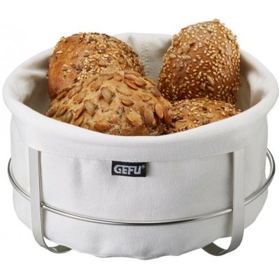 Koš na chléb BRUNCH kulatý bílý - GEFU – Zbozi.Blesk.cz