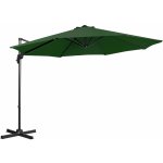 Uniprodo Boční slunečník UMBRELLA 2R300GR N 300 cm zelený – Zboží Mobilmania