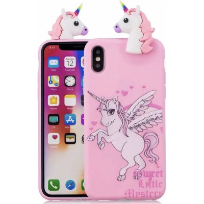 Pouzdro Cute Unicorn 3D s motivem jednorožce Apple iPhone XR – Zboží Mobilmania