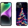 Pouzdro a kryt na mobilní telefon Apple mmCase Gelové iPhone 14 - neonový vánoční stromek