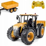 Double Eagle Traktor JCB Fastrac na dálkové ovládání se sklápěcím valníkem 2.4GHz RTR 1:16 – Hledejceny.cz