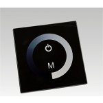 Příslušenství k LED osvětlení LED dimmer dotykový panel TM06 DC12-24V 1x8A černý – HobbyKompas.cz
