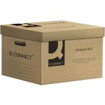 Archivační krabice Q-CONNECT- 51,5 x 30,5 x 35,0 cm,šedá – Zboží Mobilmania