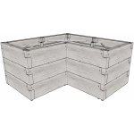 Juwel Timber Vyvýšený záhon Ergoline 185 x 125 x 40 cm LG2078 – Zboží Dáma