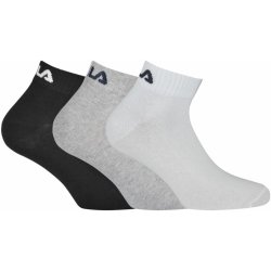 Fila ponožky Quarter 3-pack Wht-Gry-Blk