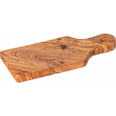 ČistéDřevo Prkénko z olivového dřeva s rukojetí 23 cm – Zboží Dáma