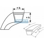 Klínový řemen SPA 1557 Lw 12,7x1575 La L=L ProfiPlus Rubena | Zboží Auto