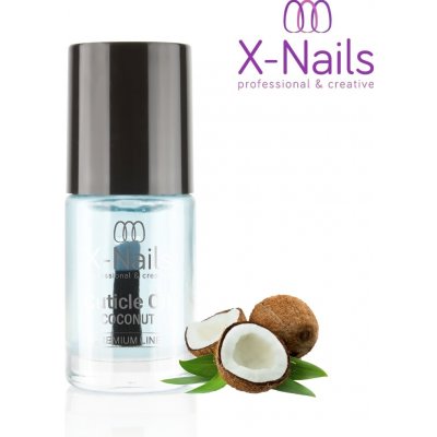 X Nails Cuticle Oil výživný nehtový olejíček KOKOS 5 ml – Zboží Mobilmania