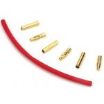 Dynamite Zlacené konektory 4 mm se smršť. bužírkou 3 páry – Sleviste.cz