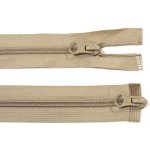 WICO Spirálový zip no.5 rozepínací dvoucestný 60cm dvoucestný béžový – Hledejceny.cz