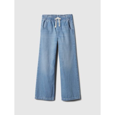 GAP Dětské džíny High Rise Wide Leg Modrá – Sleviste.cz