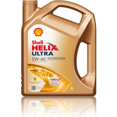 Shell Helix Ultra 0W-40 4 l – Zboží Mobilmania