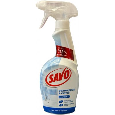 Savo Na vodní kámen dezinfekční sprej bez chloru 700ml – Zboží Mobilmania