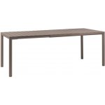 Nardi Tevere 147/211 x 90 cm Šedohnědý plastový rozkládací zahradní stůl – Hledejceny.cz