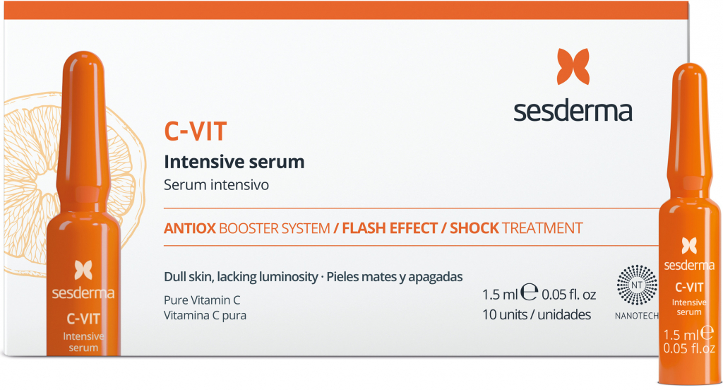 Sesderma Intensive Serum Rozjasňující a obnovující sérum C-VIT 10 x 1,5 ml