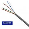 síťový kabel Datacom 1105 UTP drát CAT5E LSOH, 305m, šedý