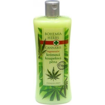 Bohemia Cosmetics Cannabis Regenerační pěna do koupele s konopným olejem 500 ml