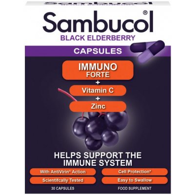 Sambucol Immuno Forte 30 kapslí