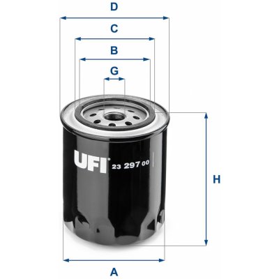 Olejový filtr UFI 23.297.00