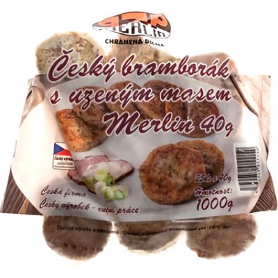 PZP Merlin Český bramborák s uzeným masem 25x40g 1kg – Sleviste.cz