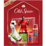 Old Spice Footballer, Dárková sada s tuhým deodorantem 50 ml + sprchovým gelem Captain 250 ml + otvírák – Sleviste.cz