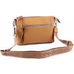 Prima-obchod Dámská / dívčí kabelka crossbody s popruhem 25x17 cm, barva 20 béžová – Zboží Mobilmania