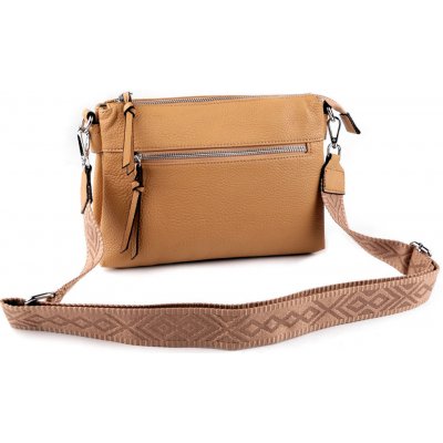 Prima-obchod Dámská / dívčí kabelka crossbody s popruhem 25x17 cm, barva 20 béžová – Zboží Mobilmania