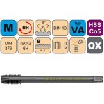 NÁSTROJE CZ Závitník strojní M14 ISO2 HSSCo5 OX DIN 376 B - 3690 - CZZ3690-M14-ISO2 – Zboží Mobilmania