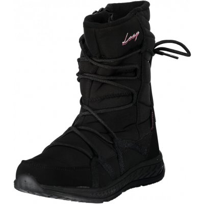 Loap Altena sbl18105 dámské zimní boty černorůžová – Zboží Mobilmania