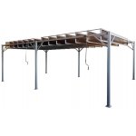 Garden Point terasová pergola Paros 3x6m Antracitová – Zboží Mobilmania