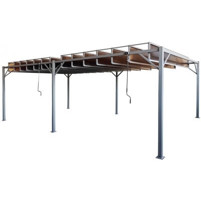 Garden Point terasová pergola Paros 3x6m Antracitová – Zboží Mobilmania
