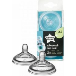 Tommee Tippee savička Advanced AntiColic Slow Flow bílá 2 ks