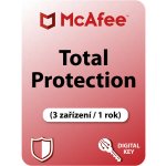 MCAFEE TOTAL PROTECTION 3 lic. 1 ROK (MTPEBF3RAA) – Zboží Živě