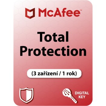 MCAFEE TOTAL PROTECTION 3 lic. 1 ROK (MTPEBF3RAA)