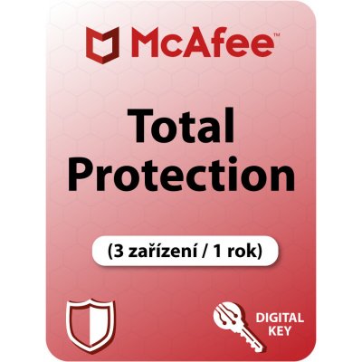 MCAFEE TOTAL PROTECTION 3 lic. 1 ROK (MTPEBF3RAA) – Zboží Mobilmania