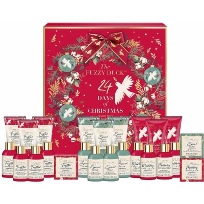Baylis & Harding 24 Days of Beauty sprchový gel 10 ks 30 ml + sprchový krém 4 ks 30 ml + krém na ruce 4 ks 30 ml + pěna do koupele 5 ks 30 ml + sůl do koupele 5 ks 25 g + tělové mléko 2 ks 30 ml + těl – Hledejceny.cz
