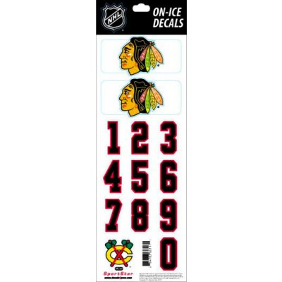 Sportstape ALL IN ONE HELMET DECALS - CHICAGO BLACKHAWKS