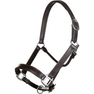 HKM Kožená ohlávka Economic Hnědá – Zboží Dáma