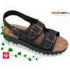 Pánské sandály Mjartan comfort pánské klasické sandále 9008 N18 černé