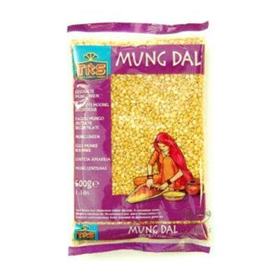 Moong Dall Mung Dal loupaný půlený fazole žlutý hrách 0,5 kg – Zboží Dáma