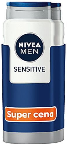 Nivea Men Sensitive sprchový gel 2 x 500 ml dárková sada