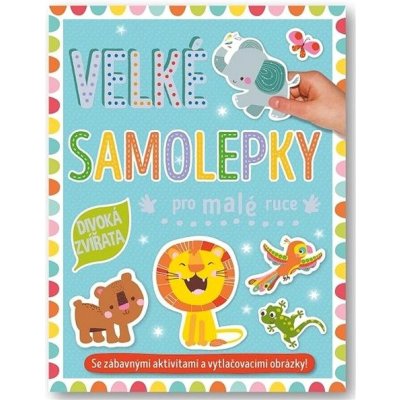 Velké samolepky pro malé ruce Divoká zvířata – Hledejceny.cz