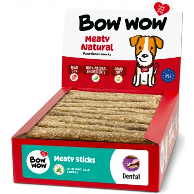 Bow wow Natural snack Masové tyčinky hovězí a kolagen dog 1500 g – Sleviste.cz