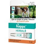 HAPPS Bylinné kapky proti blechám a klíšťatům pro střední psy 10-20 kg – Hledejceny.cz