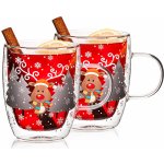 4Home Termo sklenice Mug Reindeer Hot&Cool 2 x 270 ml – Zboží Mobilmania