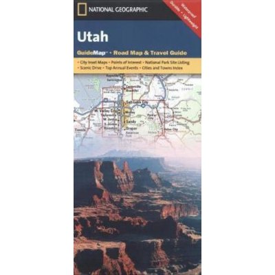 Utah mapa National Geographic