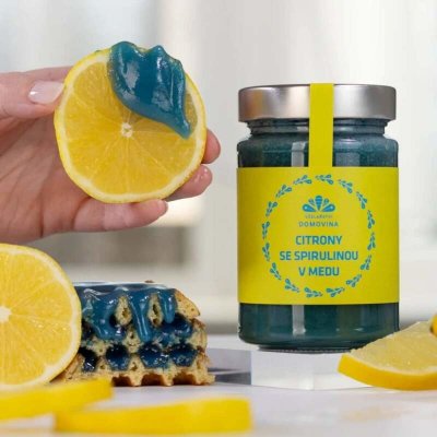 Včelařství Domovina Citron se spirulinou v medu 400 g – Zboží Dáma